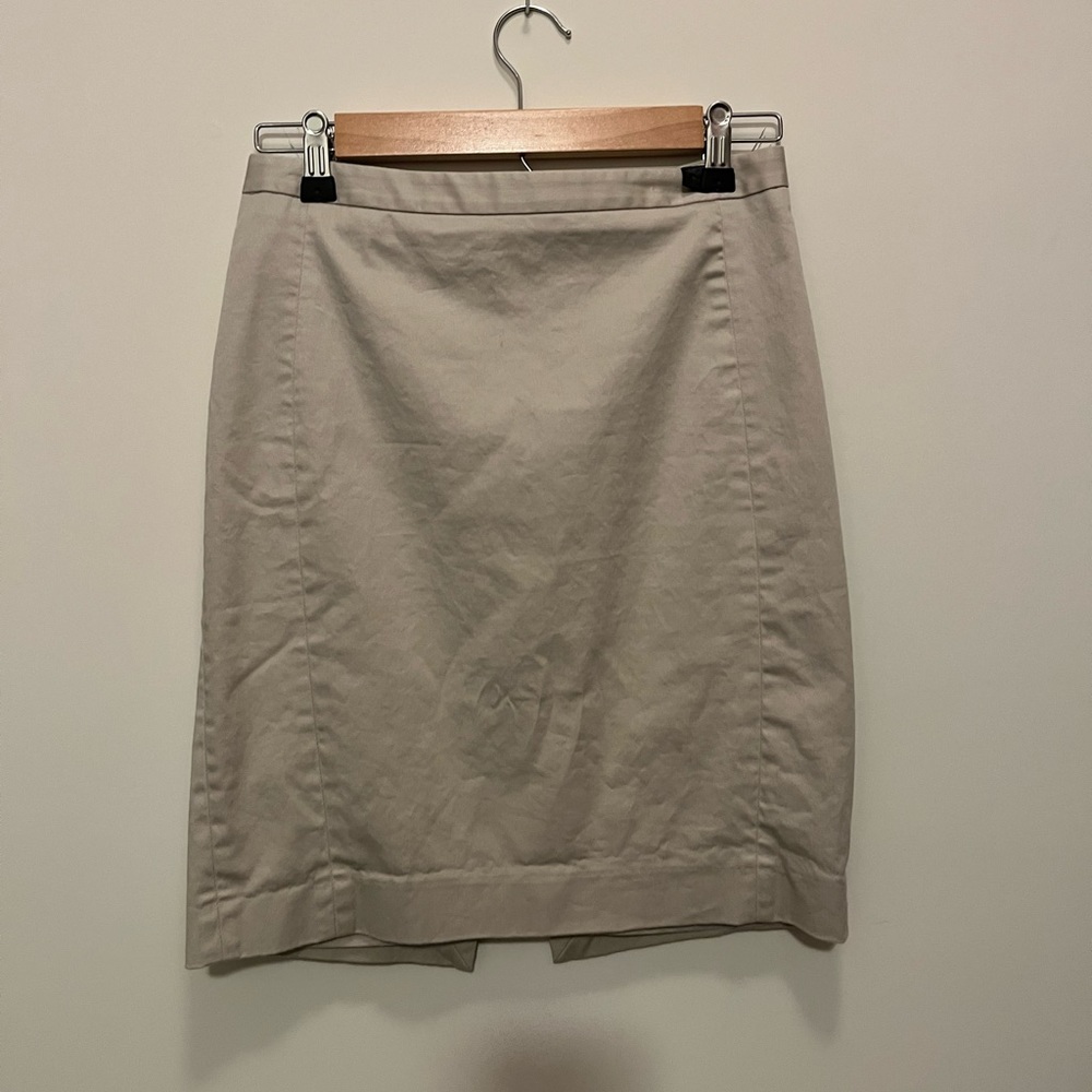 Express tan pencil skirt